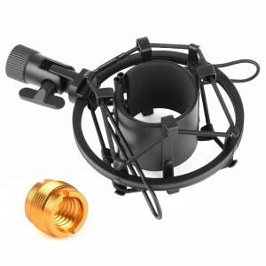 [미국배송] OFGMR AT2020 마이크 쇼크 마운트 - 오디오 테크니카 /AT2035 /ATR2500 콘덴서 마이크의 진동 소음 감소