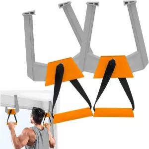 출입구용 휴대용 풀업 바 조절 가능한 홈 체육관 장비 및 여행용 가볍고 나사 설치가 필요 없으며