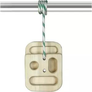 AWNOM 클라이밍 행보드 암벽 등반 훈련 저그 경사면 및 가장자리가 있는 핑거보드 포켓이 도어 마운트