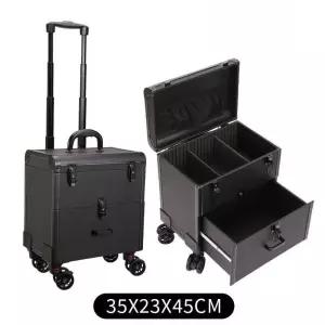 화구 박스 카트 메이크업 도구 화구박스 가방 미술 블랙 이동식 이젤 고아