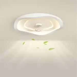 서큐 라이트 실링팬 거실 선풍기 화이트 A형 40cm 무광 조명