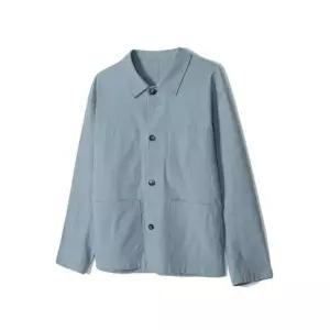 [노티그] 코튼혼방 사파리 자켓 블루_OLS1JKUF105B1