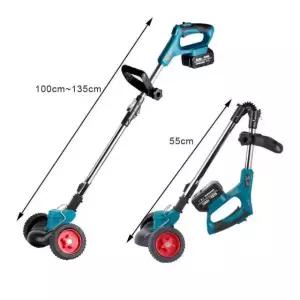 충전식 무선 예초기 접이식 잔디깎기 벌초기 블루 접이식 맨몸