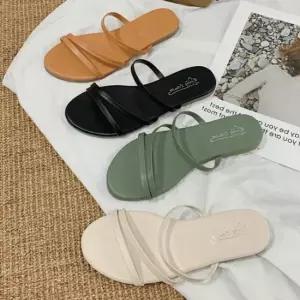 인기상품 스트랩샌들 슬리퍼 끈샌들 여성 여름쪼리 슬리퍼 [W6B7C0E_260331]