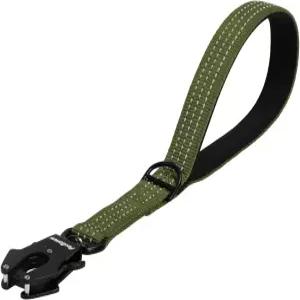 펫보너스 헤비 듀티 숏도그 목줄 퀵 릴리스 클립이 있는 12인치 나일론 교통 편안한 패딩 핸들 중형