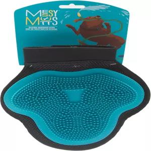 지저분한 머트 리버서블 실리콘 애완동물 그루밍 글러브 부드러운 마사지 브러시 목욕 및 개털 제거 장갑