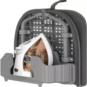 다리미 홀더가 있는 킹보드 테이블탑 내열 커버가 소형 홈 트래블용 미끄럼 방지 발이 휴대용 미니 12 32