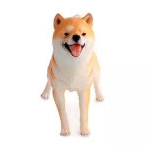 말랑 시바견 브라운 피규어 36개월 선물 유아장난감 유아용품 모형완구 유아생일선물