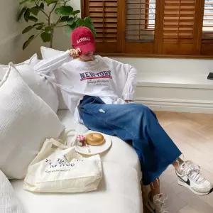 여자 구제청치마 빈티지 a라인 가을 맥시 롱스커트