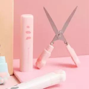 포켓가위 새학기 준비물 휴대용 미니 컴팩트 양손 가위