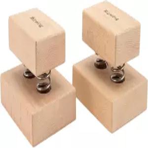 칼리스테닉스 코어 트레이닝 및 홈 헬스장 장비를 위한 손목 지지대가 있는 나무 판자 스탠드 핸드스탠드