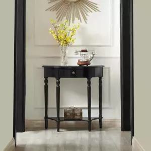 엔틱콘솔 진열대 북유럽 원목 테이블 A. 60Lx30Wx80 완전 조립 완료