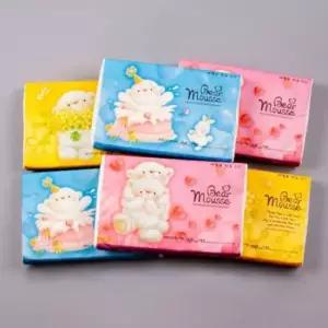 여행용티슈 여행용 휴대용 티슈 포켓 미용 먼지없는 3개