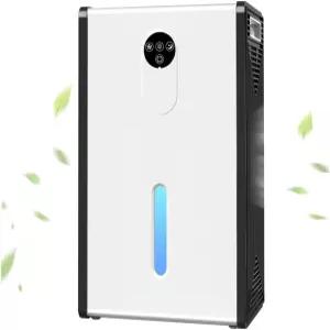 1076 평방 피트 제습기 자동 차단 기능이 있는 조용한 휴대용 수분 흡수기 제상 72 OZ 물탱크 배수 호스