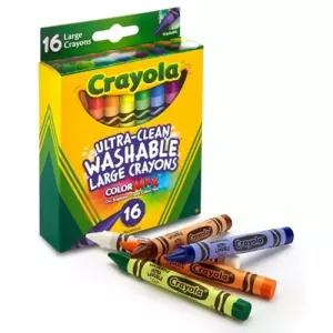잡기편한 굵은 크레용 16색 엄마표미술 유치원용품 미술놀이 어린이크레용 색칠공부