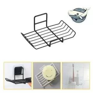 욕실 공간 절약 부착식 비누대 수납 정리함