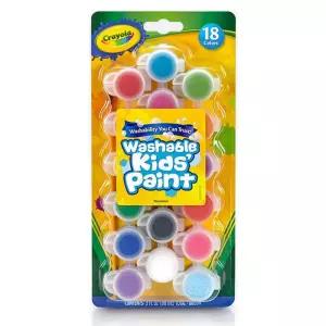 고농도 수성물감 붓포함 18색 유아용물감 아동미술용품 미술물감 어린이물감 유아물감