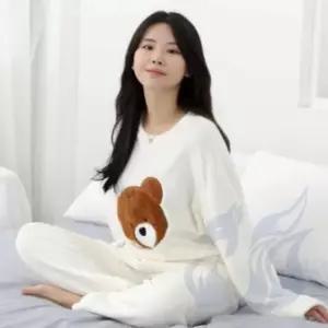극세사 수면 잠옷 겨울홈웨어 따뜻한잠옷 겨울여자잠