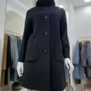 [엠씨]퍼 탈부착 코트(C44H061/블랙)