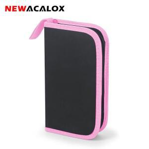 NEWACALOX 미니 보관 도구 가방 펜치, 납땜 인두, 용접 액세서리, 하드웨어 키트 사용되는 PU 소재