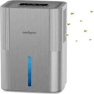 자동 차단 기능이 있는 가정용 95 OZ 물탱크 1000평방피트 욕실용 에어비앤비 제습기 7가지 색상 조명 침실