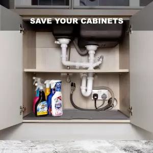 홈 드래곤 실리콘 언더 싱크 워터 트레이 34 X 22 인치 캐비닛 프로텍터 아래 오가니저 드립