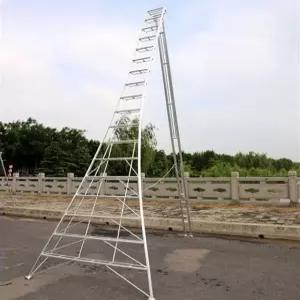 정원용 알루미늄 삼각 사다리 정원용품 정원꾸미기 정원 정원울타리 정원바닥 대나무펜스 2세대 L급-3단 1m