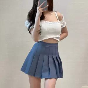 여성 이쁜 테니스치마 데일리 속바지 주름 스커트