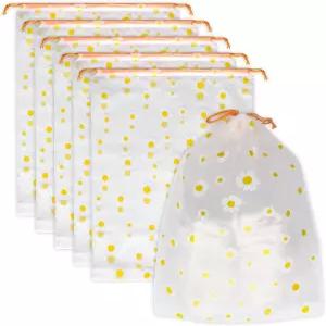 여행용 신발 가방 포장용 15.7인치 x 11.8인치 대형 방수 휴대용 보관 필수품 여성용 및 남성용 5 데이지