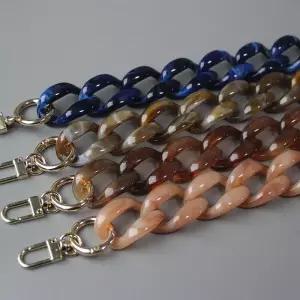 가방끈 핸드백 어깨 아크릴 체인 교체 탈착식 스트랩 여(1)