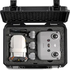 DJI Mini 4K / 2 SE 플라이 모어 콤보용 방수 하드 케이스 자동 압력 밸브 및 무취 폼이 있는 전문가용