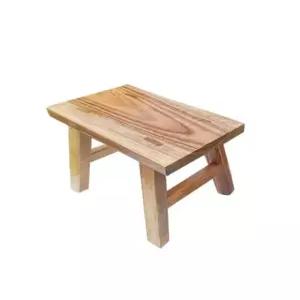 고재 스툴 복고풍 빈티지 원목쇼트 의자 느릅나무 원목 16cm