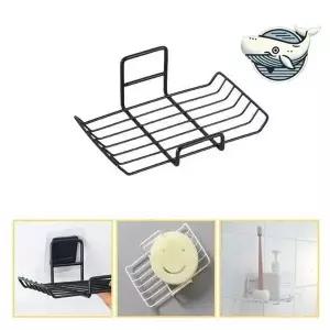 욕실 공간 절약 부착식 비누대 수납 정리함