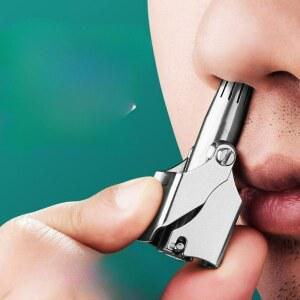 가위 트리머 헤어 청소 양면 면도 구레나룻 눈썹 정리기 얼굴 스틸 남성 바디