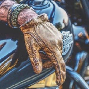 오토바이 바이크 가죽 장갑 Harley 인도 발열장갑 Grifter 빈티지