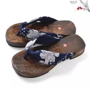 나막신 나무 남자 찜질방 숯가마 여자 슬리퍼 일본풍 쪼리 1