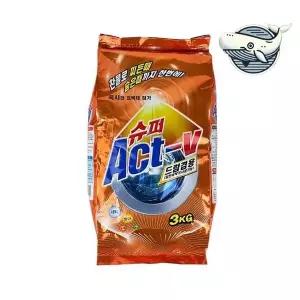 효과적인 세탁 세제 3KG 표백 드럼세탁기