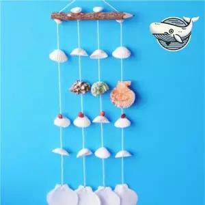 [알티피아]바다 조개 모빌 인테리어 장식 소품 월형 소품