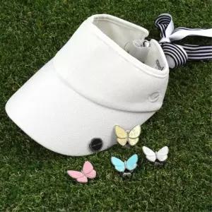 [마이모노샵][마이모노샵] 여성용 필드 라운딩 골프장 나비모양 볼마커 버디용품 (16924687)