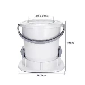 휴대용 수영장 수영복탈수기 빨래 차박 캠핑 수동탈수기 갈색 기본형물빠짐 표준