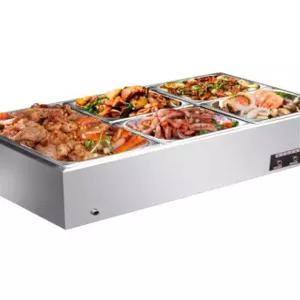 업소용 중탕기 탕온기 사각 스텐 보온 소스 보온고 A 1 세면대 없음 뚜껑이 있는 표준 버전