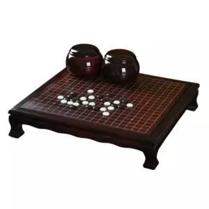 원목바둑판세트 오목판 테이블 바둑돌 E. 난죽 바둑판 항아리및돌미포함