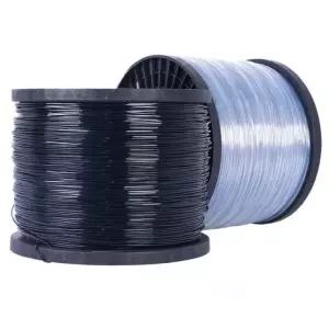 지지선 와이어 강선 플라스틱 조정기 고강도 인장기 검정색 무축 2.2mmx1000m 순중량