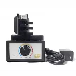 GOLICC 미니 볼텍스 믹서 - DIY 모델용 핸즈프리 페인트 셰이커 300-2400RPM 3단 설정 10-100ml 매니큐어