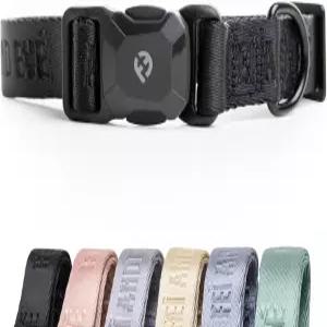 페이 앤 이브 MagEase 도그 칼라 특허받은 마그네틱 버클 모피 안전 프리미엄 210D 나일론 450LB 방탈출