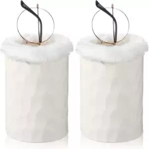 크로블리스풀 2개 안경 홀더 푹신한 안감 실리콘 스탠드 케이스 책상 테이블 나이트스탠드 사무실용 긁힘