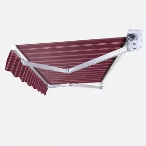 접이식 어닝 카페 공장 처마 수동 차양막 2미터 연장 1.5미터방수비닐