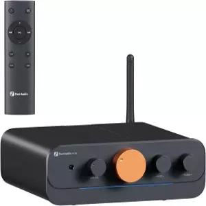 야외 스피커용 Fosi 오디오 HT4S 블루투스 앰프 홈 시어터용 4채널 전원 모임 4.1/5.0 Ch 스테레오 수신기