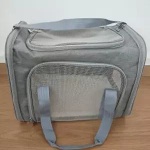 제드키 고양이 캐리어 소프트 소형견/대형 개 그레이