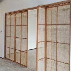 원목커튼 소나무 등나무 우드셔터 사생활보호 블라인드 아파트 러시아 소나무합성 라탄